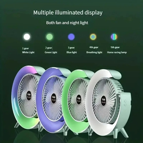 Compact Portable Desk Fan